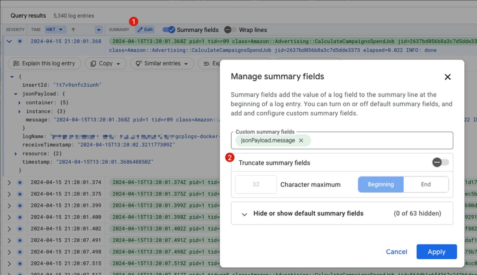 add summary field