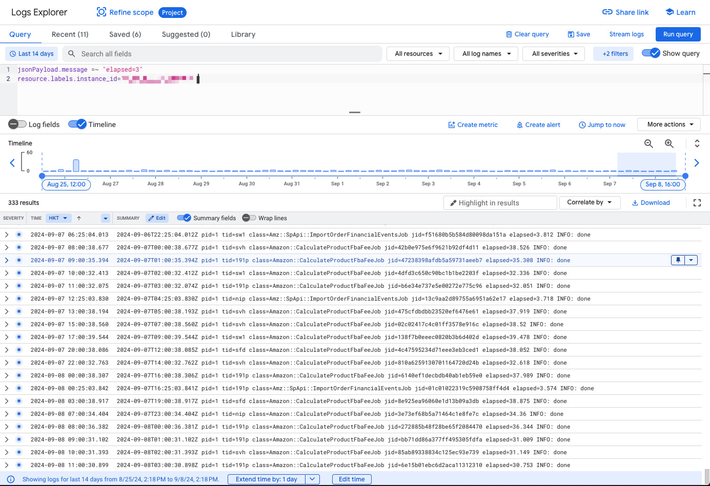 search pattern match